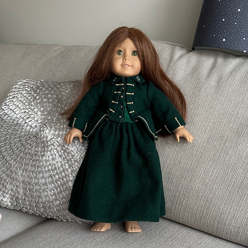 American girl Felicity doll in her riding suit